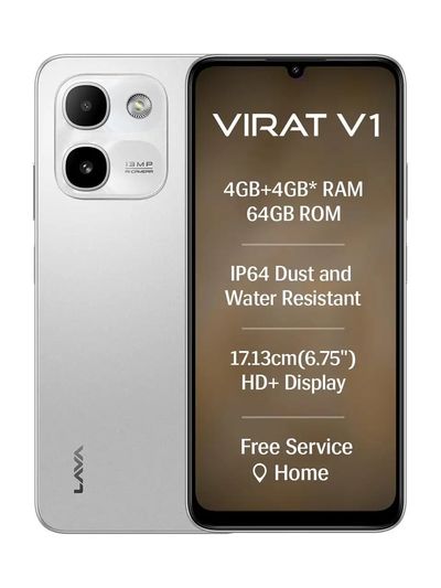 LAVA Virat V1 (Himalayan Silver, 64 GB) (4 GB RAM)