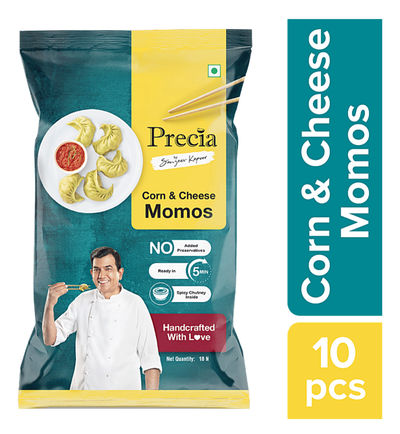 Bigbasket - PRECIA Corn & Cheese Momos By Sanjeev Kapoor - 10 pcs