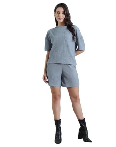 Selvia Women's Tops and Short Co ord Set