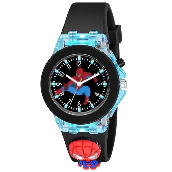 Acnos Kid's Happy Colorful Water-Resistant and Durable Watch for Boys and Girls with Fun Designs Adjustable Strap and Positive Messages