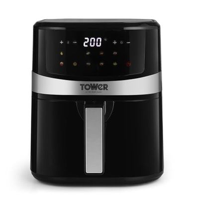Tower Air Fryer 4.5L Digital 1600W 10 Presets 50-200C Timer Black