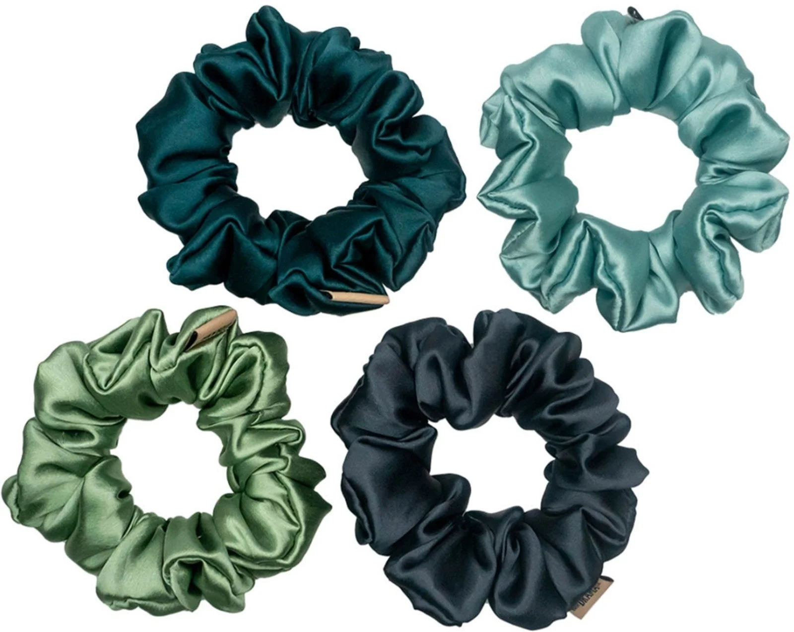 Hair Drama Co Pack of 4 Satin Scrunchies at ₹383 - 60% OFF