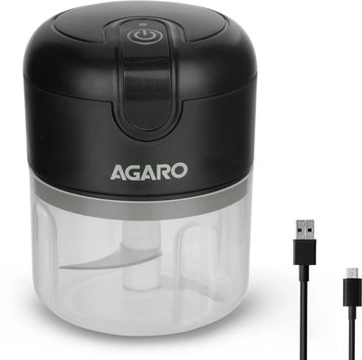 AGARO Elite Rechargeable Mini Electric Chopper, 250 Ml, One Touch...more