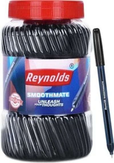 Reynolds Smoothmate Ball Pen (Pack of 50, Ink Color - Black),location based