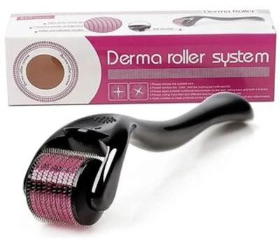 Wildproducts - derma roller 0.5mm 540 titanium micro needles for hair & beard growth