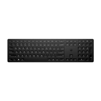 HP 450 Programmable Wireless, Full Size; 3-Zone Layout Keyboard, 2.4 GHz Wireless Connection, Compatible with PCs