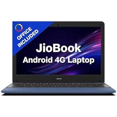 JioBook 11 with Lifetime Office | Android 4G Laptop Mediatek 8788 (JioOS) | Octa-core | 4GB RAM | 64 eMMC Storage