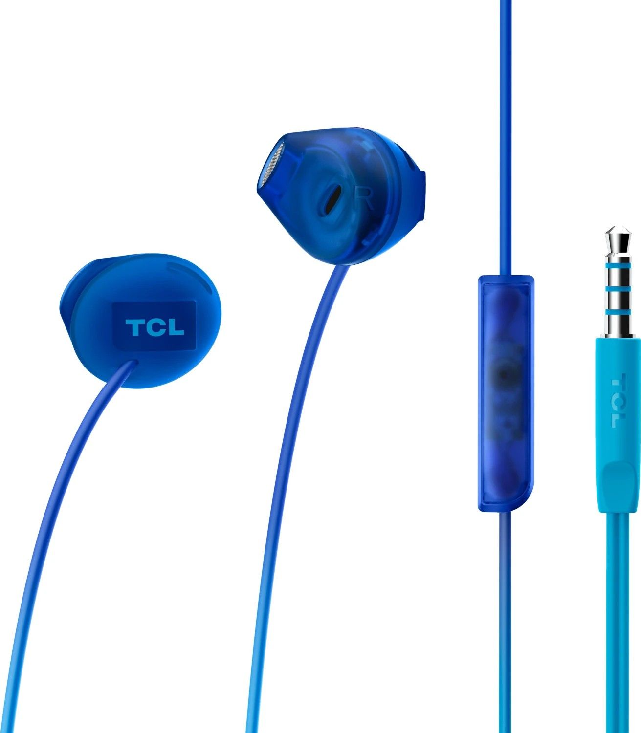 TCL SOCL200 Wired Headset (Ocean Blue, In the Ear)