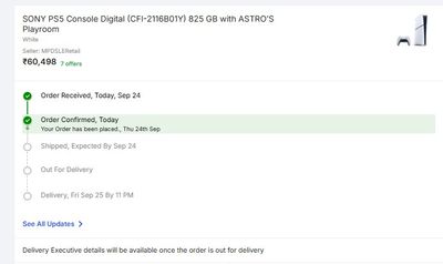 Sony Playstation 5 Slim Digital Back On Sale @ 60498