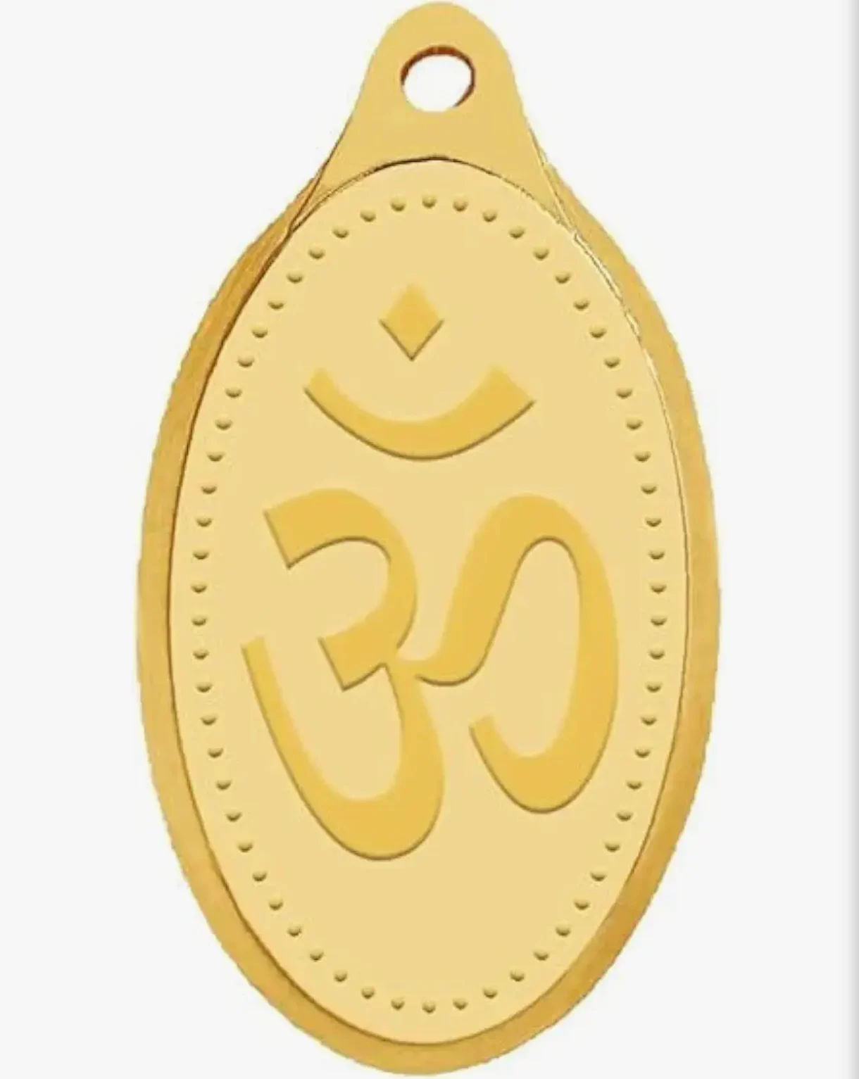 WHP Jewellers 24kt (999) 2 gram OM Yellow Gold Om Pendant