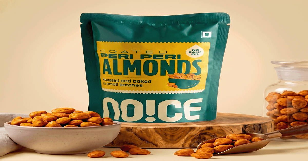 NOICE Peri Peri Coated Almonds (No Palm Oil) on Instamart