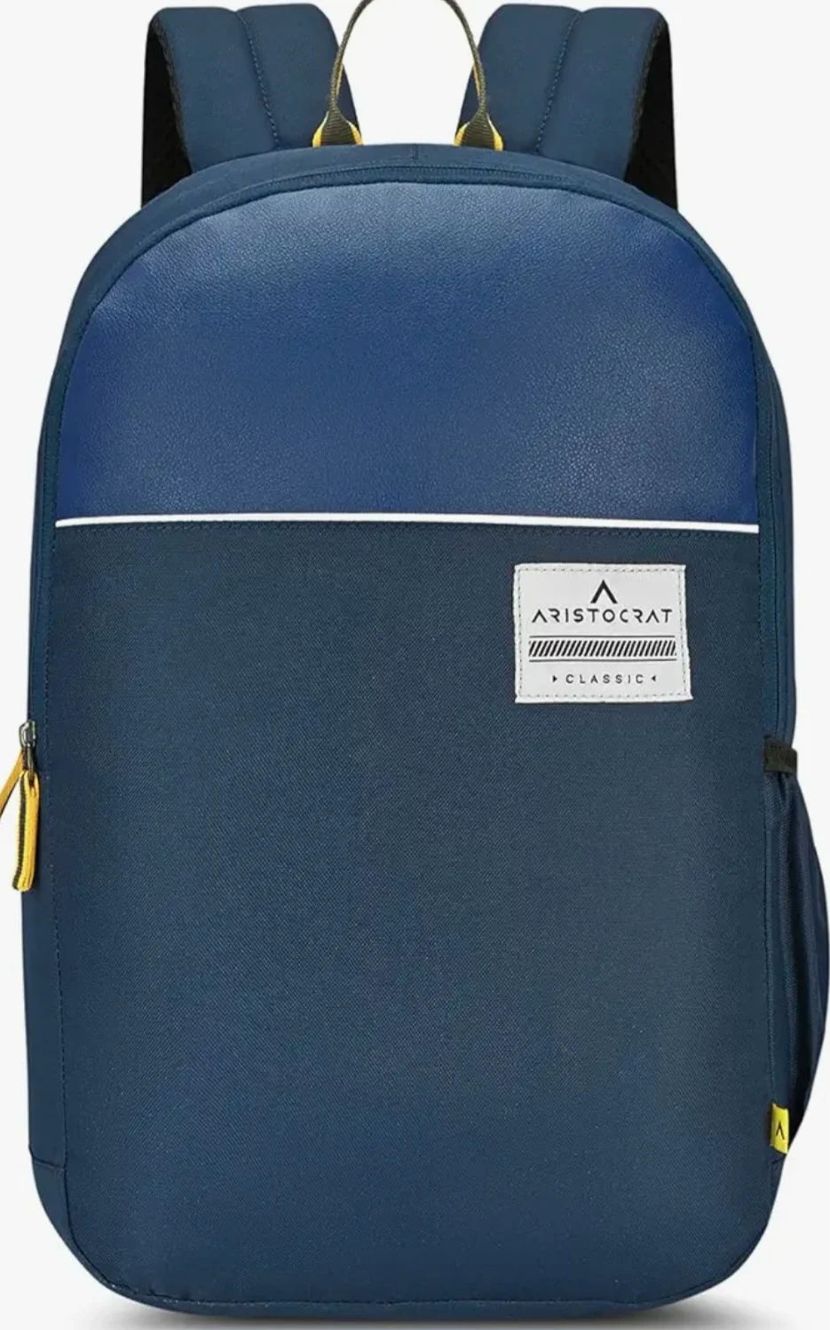 Aristocrat Lava 25L Laptop Backpack (Upto 17"), 2 Compartments, Blue Side Pockets, Premium Polyester Fabric & Zipper, Padded Straps, Travel/ Casual/ College Bag, Unisex, 1-Year Global Warranty