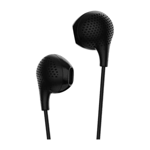 boAt Bassheads 104 Wired Earphones Wired Headset (Black, In the E...more