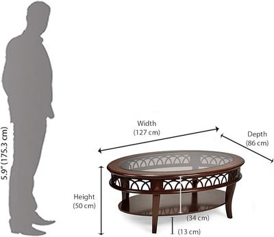 Home by Nilkamal Pisces Center Table (Brown) : Amazon.in: Home & Kitchen