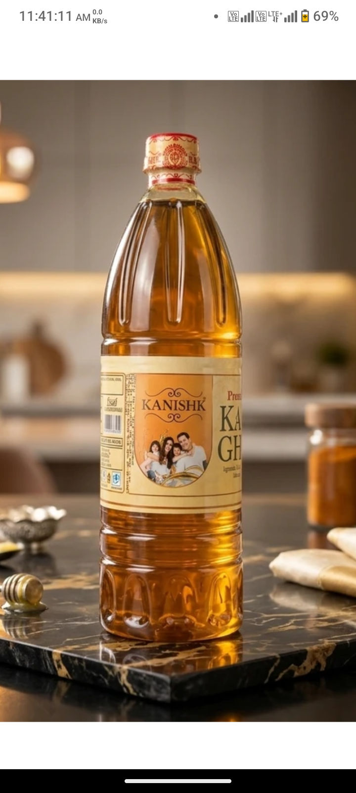 KANISHK Premium Kachi Ghani Mustard Oil - 1L Mustard Oil @151