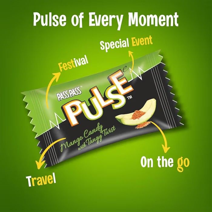 Pulse Kachcha Aam Candy, 202.5gram/190gram