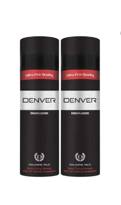 Digihaat: Denver Black Code Talcum powder 100g × 2 @ ₹62