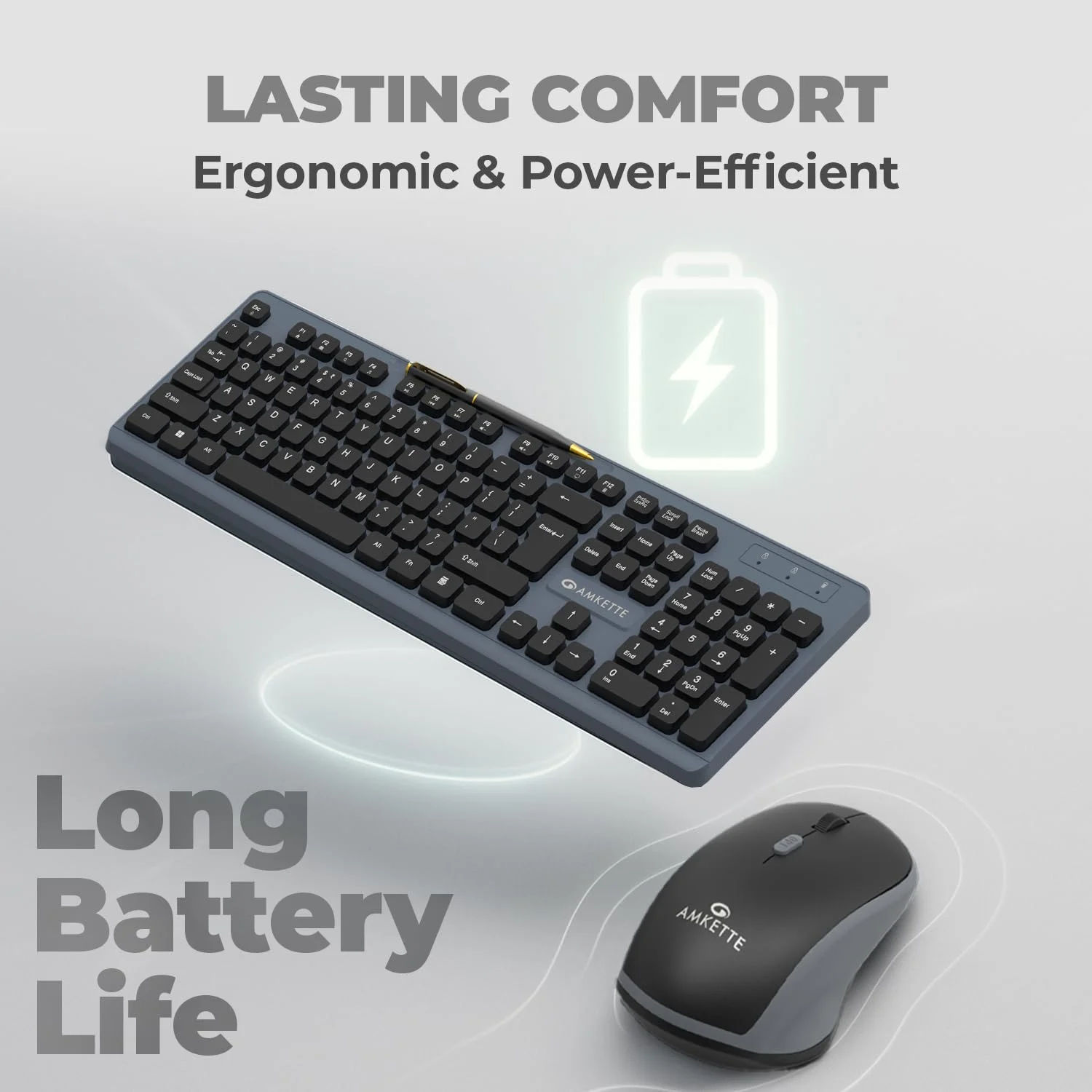 AMKETTE Primus NXT Wireless Keyboard & Mouse Combo