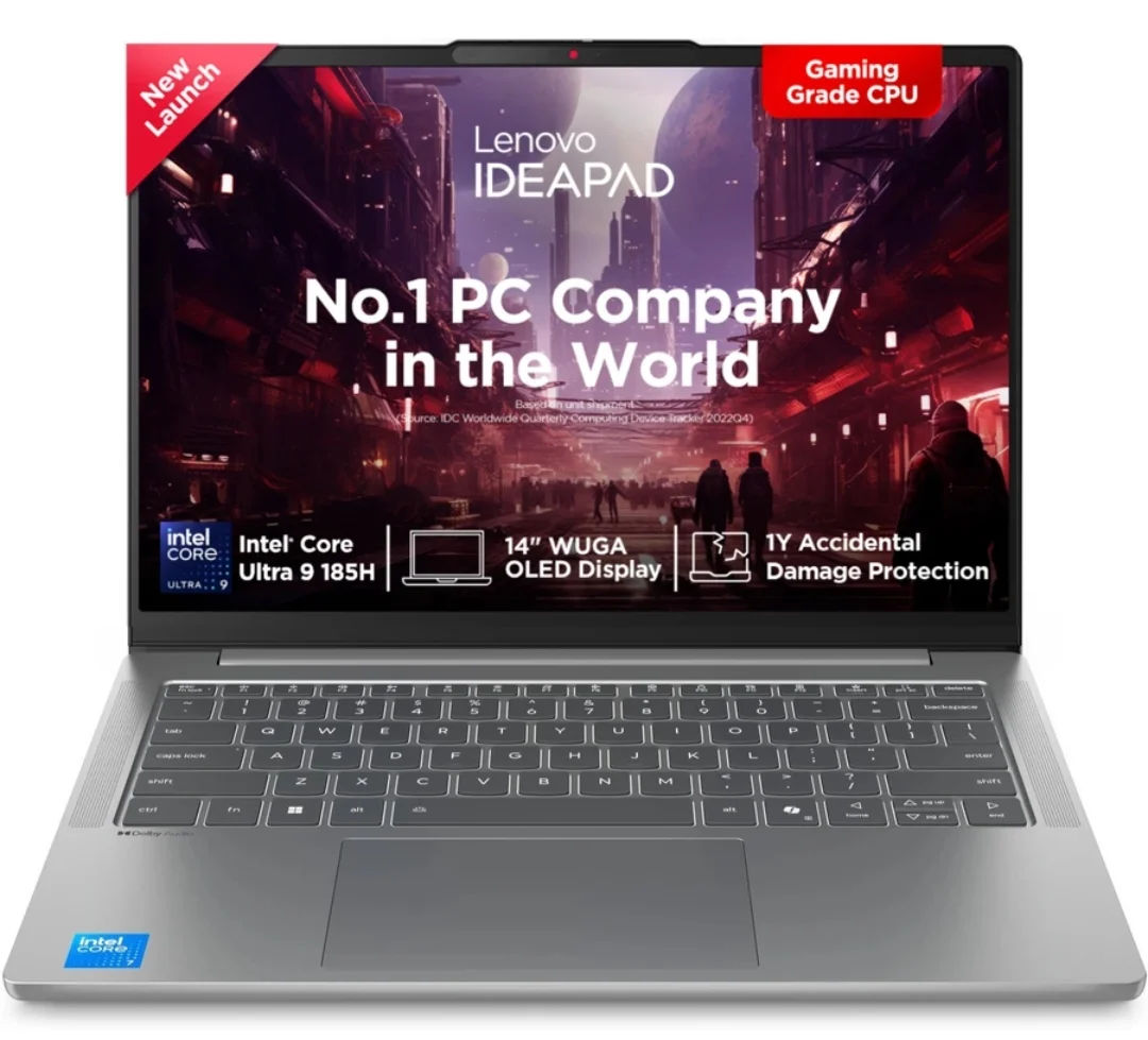 Lenovo IdeaPad Slim 5 OLED Display Intel Core Ultra 9 185H (16GB/512 GB SSD/Windows 11 Home)