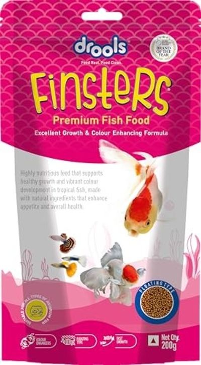Drools Finsters Premium Fish Food 200g Pouch