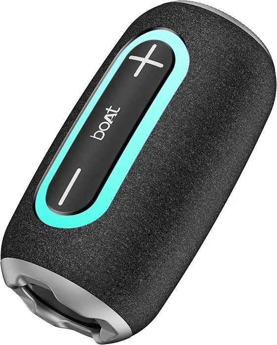 boAt Stone 350 Plus, 12W Signature Sound, Up to 8Hrs of Playtime, Type-C Charging, Portable Bluetooth Speaker(Titanium Black)