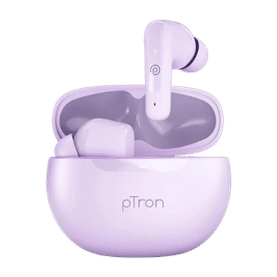 PTron Bassbuds Vibe w/ 34hrs Playtime, Mobile App, Clear Calls, 1...more