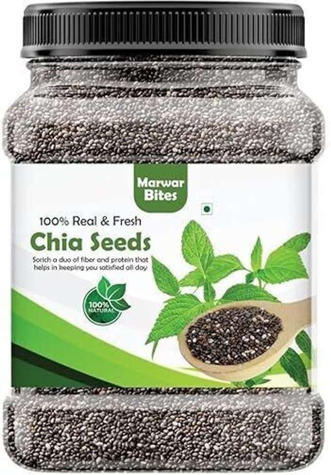 Marwar Bites Chia Seeds 1kg @200 + 40 Supercoin