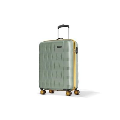 Aristocrat Comet Cabin Polycarbonate Hard Case 8-Wheel Trolley Bag, Green