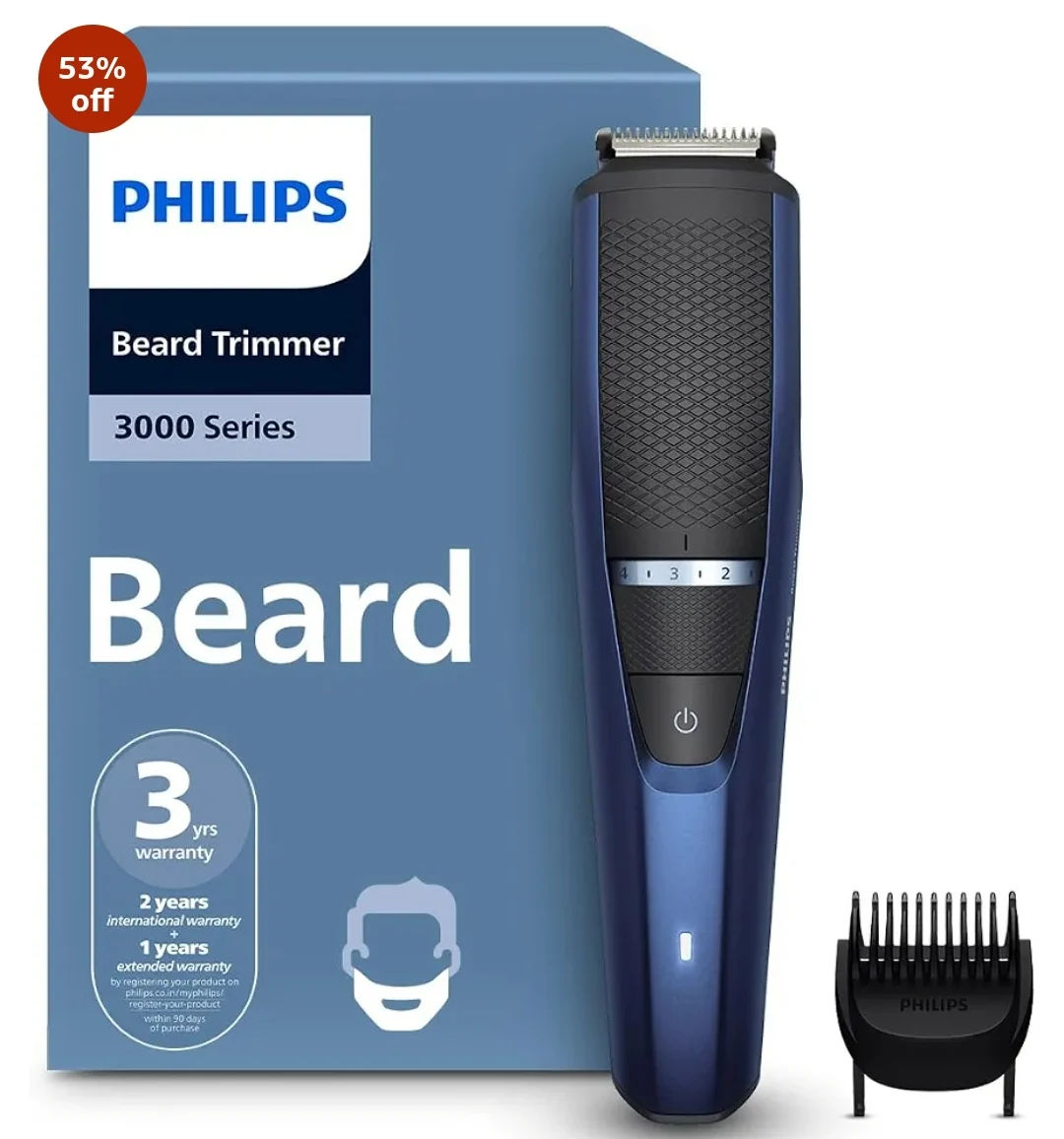 Philips India's No.1 Men's Trimmer* BT3325