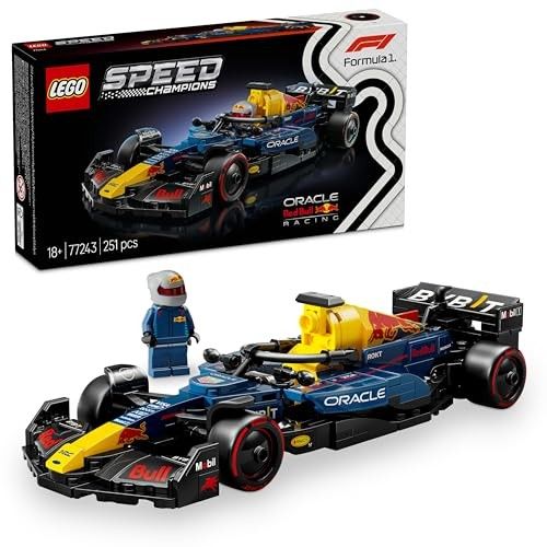 LEGO Speed Champions Oracle Red Bull Racing RB20 F1 Race Car Vehicle Set 77243 Building Blocks for 18+ Gift