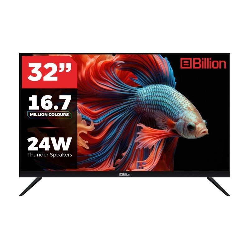 Billion 32 inch 80 cm HD Ready LED TV 2026 Edition