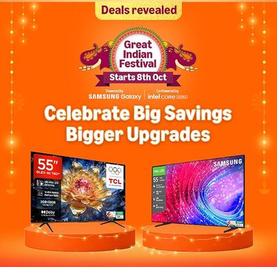 Amazon Great Indian Festival Sale - TVs Sale Price Revealed