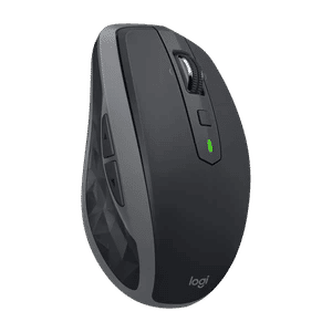 Logitech MX Anywhere 2S Wireless Ambidextrous Optical Mouse Multi-Surface with 4000 DPI, Hyper-Fast Scrolling and 7 Customisable Buttons (Black)