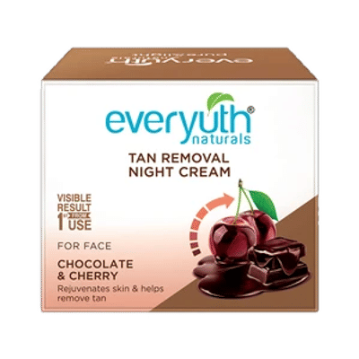 Everyuth Naturals Tan Removal Choco Cherry Night Cream (50 g)
