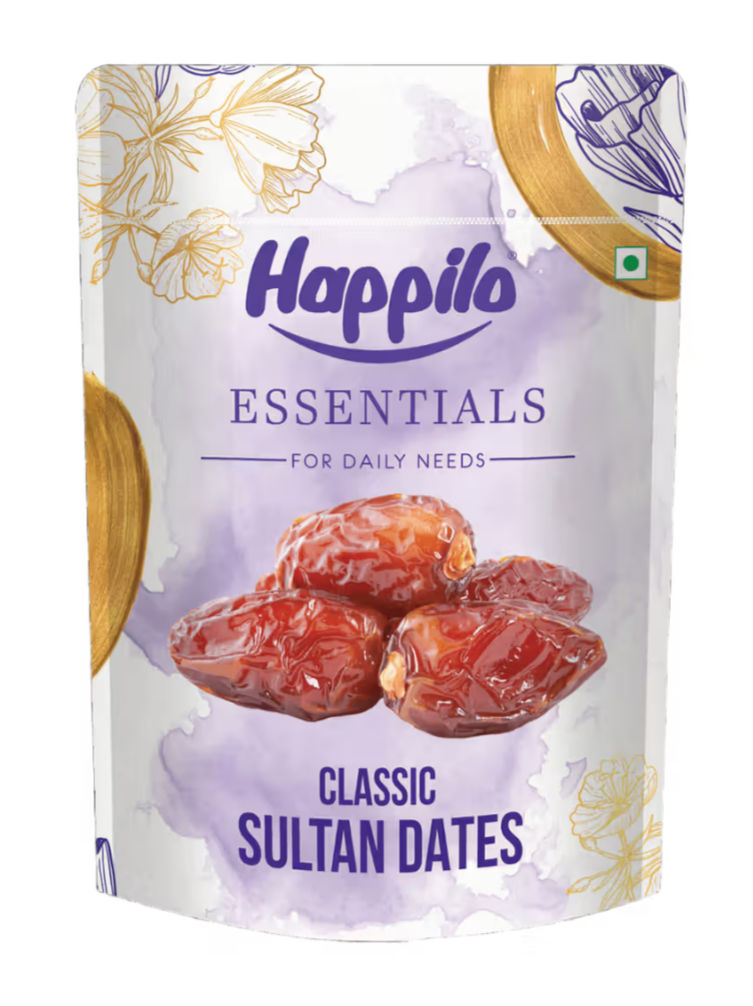 Happilo Essentials Classic Sultan Dates 500g @55
