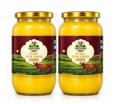 CRED - Shudhakos Farms Cow Ghee 2 × 1L