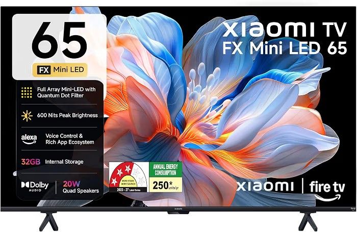 Xiaomi (165 cm) 65 inch FX 4K QD-Mini LED Smart | Full Array Local Dimming | HDR10+