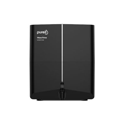 Pureit Wave Prime Water Purifier for Home (Black) with RO+MF Filtration | Water Purifier Filter For Home| 7L Storage