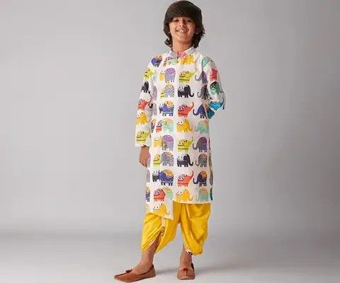 Upto 90% off on Pspeaches Boys Traditional Kurta Pyjama