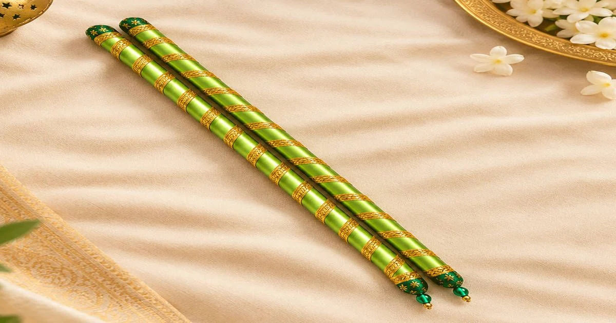 Wooden Lace Dandiya