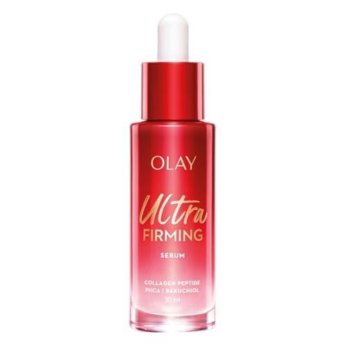 Olay Regenerist Ultra Firming Serum | PHCA, Bakuchiol, Collagen Peptide | Firm and Smooth Skin from Day 1 | Lightweight Texture | Dermatologist Tested | All Skin Types Including Sensitive Skin | 30ml