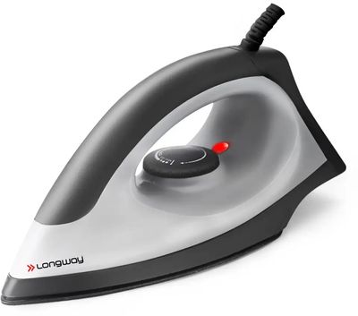 Longway Kwid 1100 W Dry Iron (Black, Gray)