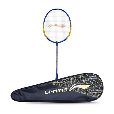 LI-NING Smash XP 70 IV Badminton Racket (Set of 1 + 1 Full Cover) (Strung, Black/Gold) Multicolor Strung Badminton Racquet (Pack of: 1, 95 g)
