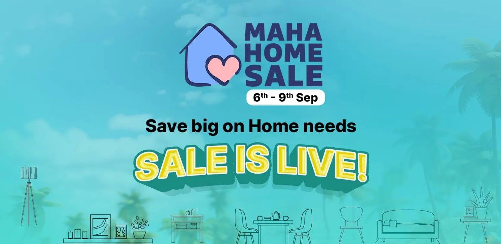 Maha Home sale - Up to 80 % off in Home & Kitchen essentials