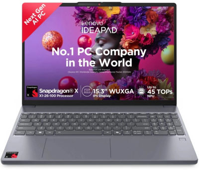 Lenovo IdeaPad Slim 3 with 1Yr ADP Snapdragon X - (16 GB/1 TB SSD/Windows 11 Home)