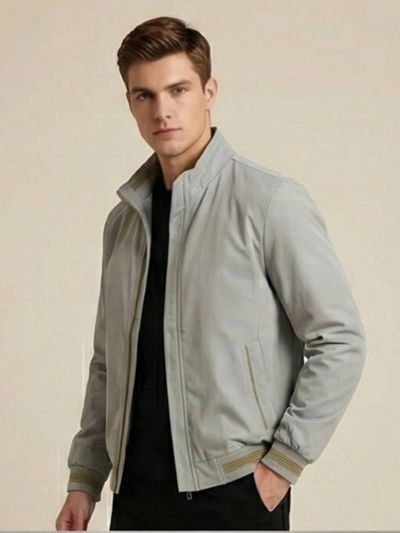 Mia Fashion Men Solid Casual Jacket