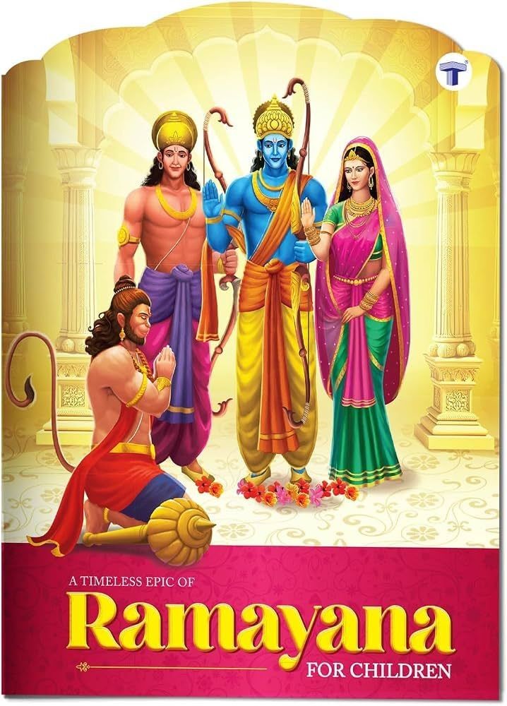 100 Ramayana Stories for Kids: Immortal Epic Story Book for Ages 8+ Years From Lord Rama's Childhood to His Triumphant Return to Ayodhya with Moral Lessons & Glossary