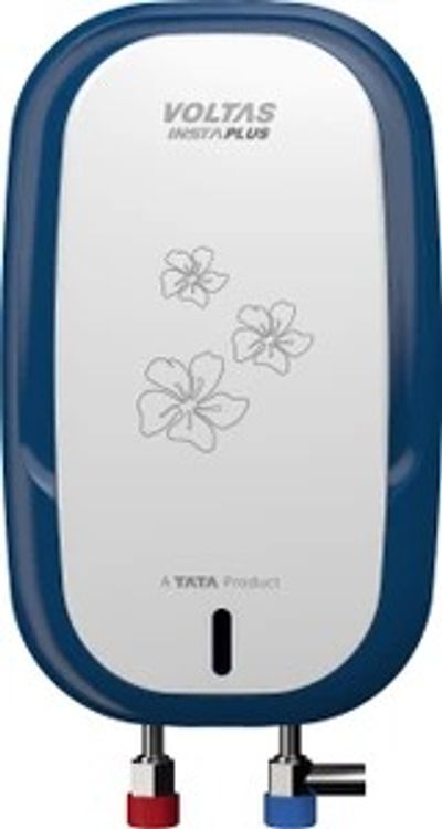 Voltas 5 L Instant Water Geyser (Voltas INSTA PLUS 5L, White & Navy Blue) (White & Navy Blue)