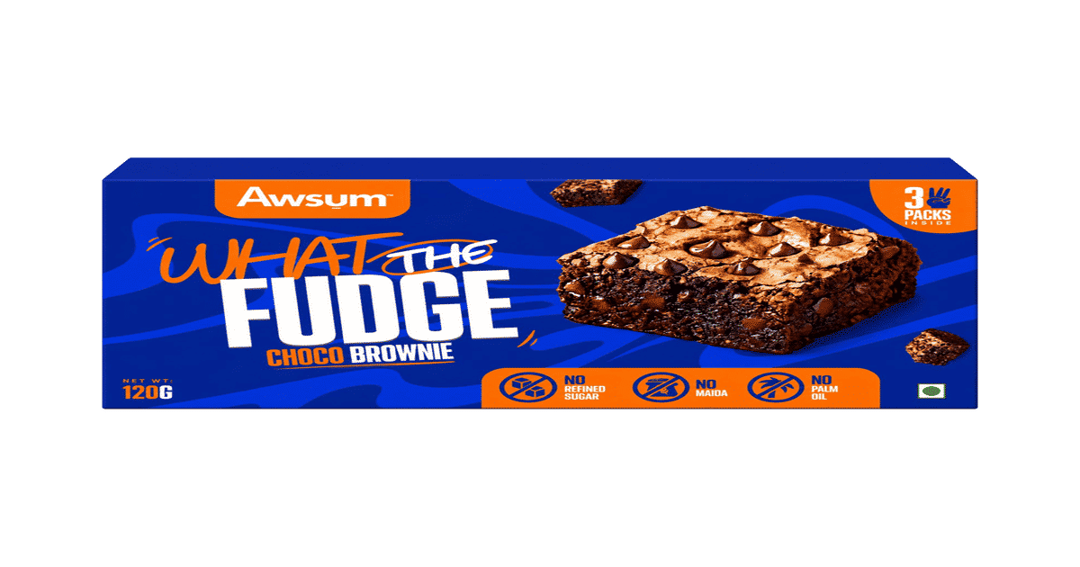 AWSUM What the Fudge Choco Brownie 120g