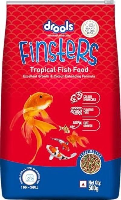 Drools Finsters Tropical Fish Food 1mm 500g Pouch